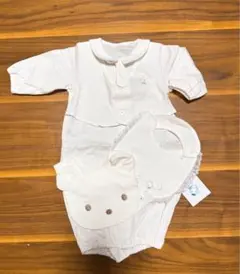 れもん様専用　ファミリア　襟付きロンパース　スタイ　セレモニー　退院着　お祝い着