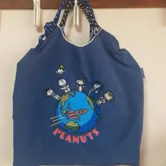 値下げ不可Ball&Chain PEANUTSスヌーピー　宇宙飛行士エコバッグのサムネイル