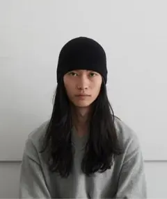 KAIKO TOP KNOT BEANIE ビーニー BLACK ブラック
