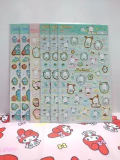 サンリオキャラクターズ 箔押しシール 6袋セット