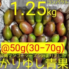 農家直送〉小さめ量多め！沖縄県産グリーン(摘果)マンゴー箱込み計2kg