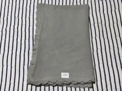 スカラップ ニット ブランケット