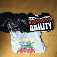 キッズ・トレーナー&ロンT・３枚セット