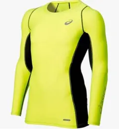 アシックス　asics　ウィンジョブ　ロングスリーブシャツ　イエロー　XL