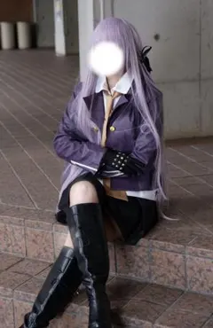 【ウィッグ、靴付】ダンガンロンパ 霧切響子 コスプレ ほぼ フルセット ウィッグ、靴付】ダンガンロンパ 霧切響子 コスプレ ほぼ フルセット