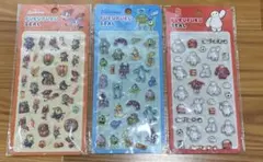 ディズニー　ぷくぷくシール　3枚セット