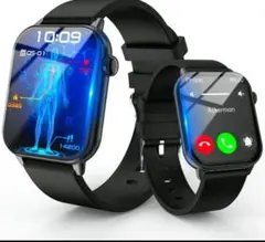 スマートウォッチ 通話機能付き 1.85インチAMOLED 大画面 200+文字