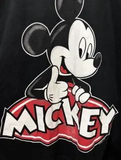 90,s ミッキーマウス Tシャツ L ディズニー