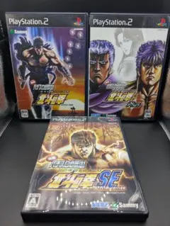 PS2 実戦パチスロ必勝法 ! 北斗の拳 SE Plus 3本セット