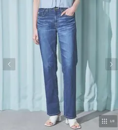 SOMETHING SUMMER ストレートデニムパンツ夏COOLレディース27