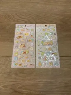 【正規品】 すみっコぐらし たぬきのまんまるレストラン ふにふにシール