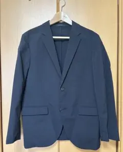 ユニクロ 感動ジャケット セットアップ スーツ ブラック SM相当 UNIQLO