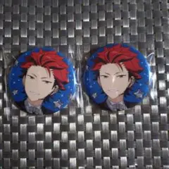あんスタ 鬼龍紅郎 ハート缶バッジ ホワイトデー - メルカリ