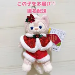 ディズニークリスマス リーナベル ぬいぐるみバッジ ぬいば タグ付き 匿名配送