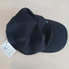 <新品> Lululemon ブラック ベースボールキャップ 防水 撥水 S/M