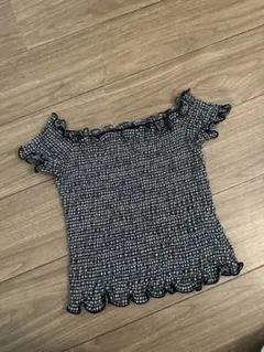 MUSEMUSE クロップドオフショルトップスのサムネイル