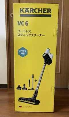 KARCHER VC 6 コードレススティッククリーナー KARCHER VC 6 コードレススティッククリーナー 本体 - メルカリ