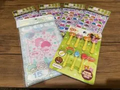 デリジョイ ピックデコシール 3シート入＆アニマルじゃんけんピック