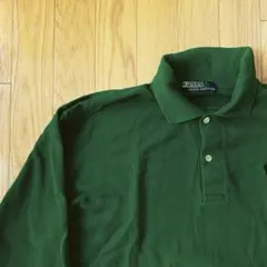 Polo by Ralph Lauren 長袖ポロシャツ 鹿の子生地