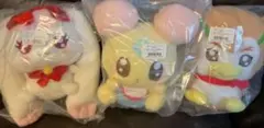 一番くじプリキュアC賞ふわふわ妖精ぬいぐるみ３種セット