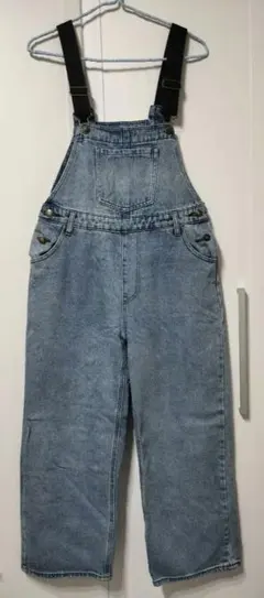 デニム サロペット　オーバーオール Fサイズ　匿名配送　古着　ストリート