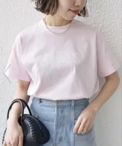 新品 SHIPS 半袖Tシャツ ピンク Sサイズ