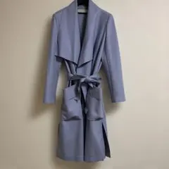 DES PRÉS くすみブルー ロングコート