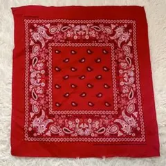 米輸入 ヴィンテージ バンダナ　KAISER COLLECTION ペイズリー柄