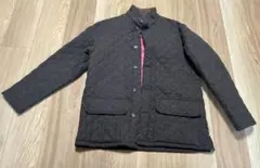 【大人カジュアル】マッキントッシュ・キルティングジャケット・中綿入り・グレー・L