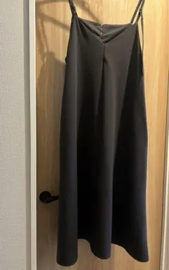 【値下げ中】キャミワンピース ロング丈　ダークブラウン