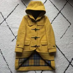 美品　ロンドントラディション　ダッフルコート　英国製　イエロー　ロング　34