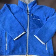 【訳あり】mont-bell 100cmフリースジャケット 青 モンベル