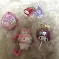 サンリオ　マイメロ　ガチャカプセルトイ4点セット