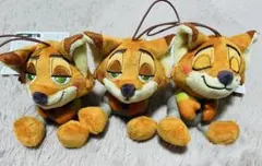 ズートピア ニック むにゃすやマスコット vol.7 3種セット