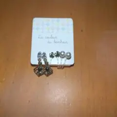 イヤリング3個セット