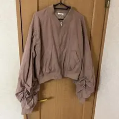 apres jour ボリューム袖ブルゾン ダスティーピンクのサムネイル