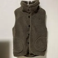 ピ*ン様 ジムフレックス　ボアベストパーカー くるみボタン