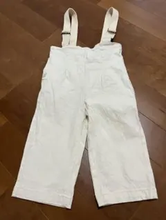 m ico rrid ホワイトオーバーオール 90