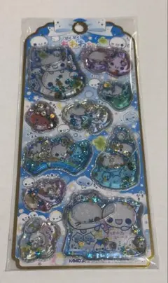 ① ぷくぷく あわわちゃん ウォーターシール 1シート