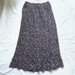 flower 小花柄プリーツスカート ロングスカート Fのサムネイル