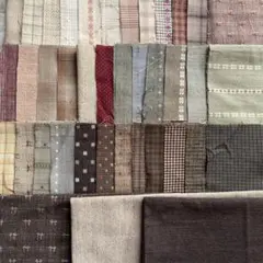 桜の夢さん専用出品　先染め布地セット 多色デザイン（8ー847） 39枚セット