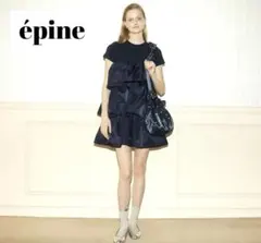 エピヌé tee frill onepiece navyのサムネイル