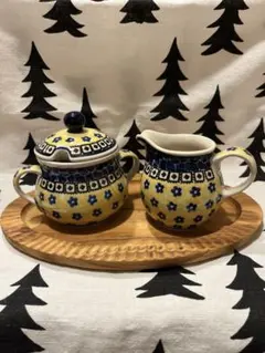 ポーリッシュポタリー 蓋付きボウル ピーコックアイ - メルカリ