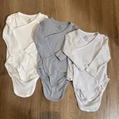 H&M ラップボディスーツ 3枚セット EUR68 6m