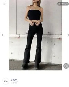 GYDA フレアデニムパンツ