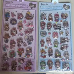 ⑫ラブブ　ボンボンドロップシールセット