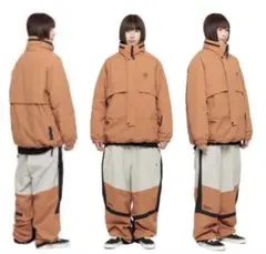 GAFH スノーボードウェア ブラウン Sサイズ GAFH スノーボードウェア ブラウン Sサイズ GAFH】スノーボードウェア