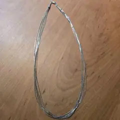 リキッドシルバーネックレス