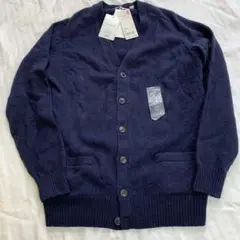 W14)新品　UNIQLO ラムVネックカーディガン カーデ　毛のサムネイル