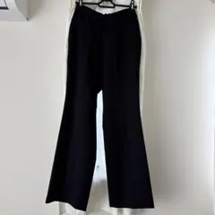 Mila Owen ミラオーウェン　ブラック パンツ ゴムウエスト　黒